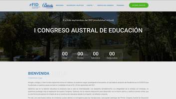 Imagen proyecto Webapp I Congreso Austral Educación