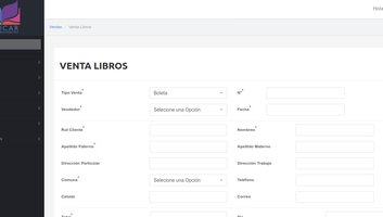 Imagen proyecto ERP Libros Davicar